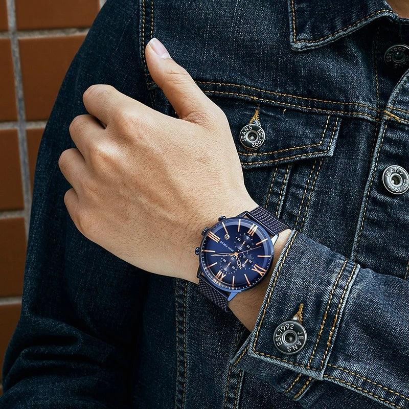 Nova 2.0 Chronograph, 45mm in Royal Blue