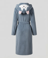 Nova Comfortable Coat in Green and Fuchs
