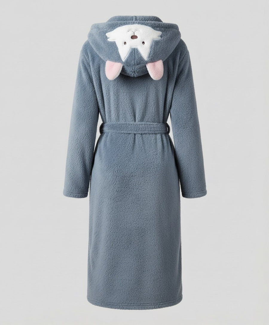 Nova Comfortable Coat in Green and Fuchs