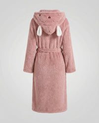 Nova Comfortable Coat in Rosa - Kaninchen