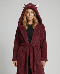 Nova Comfortable Coat in Rot - Kaninchen