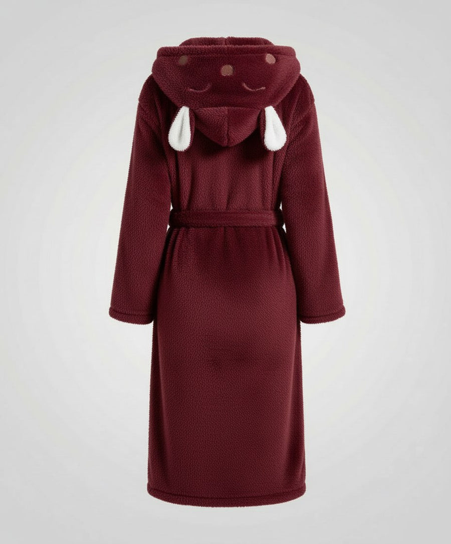 Nova Comfortable Coat in Rot - Kaninchen