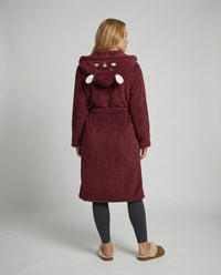 Nova Comfortable Coat in Rot - Kaninchen