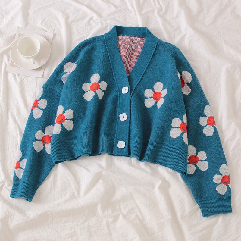 Nova Knit Cardigan in Navy