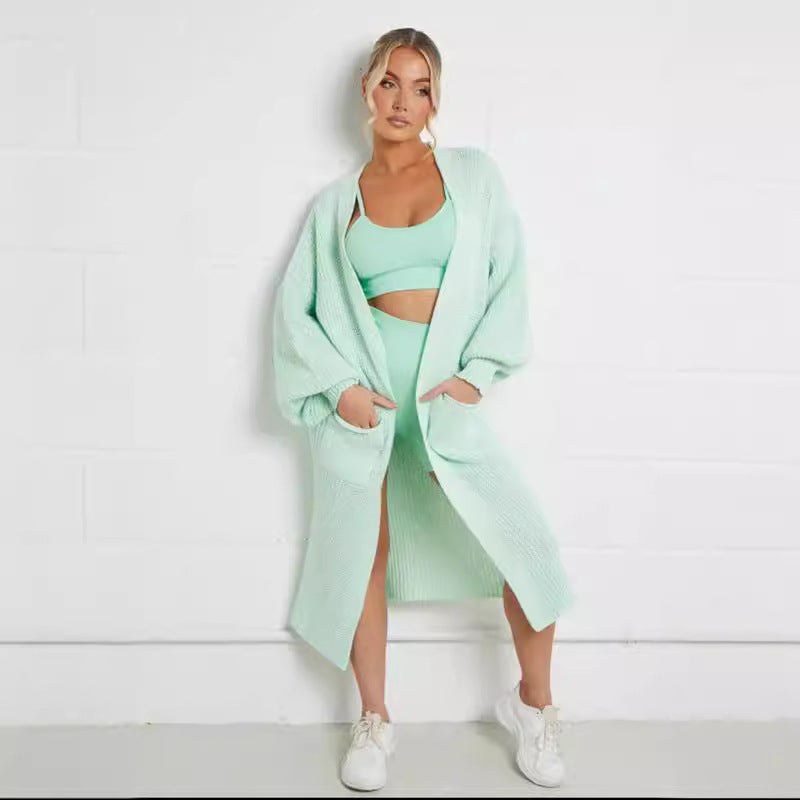 Nova Knit Coat with Pockets