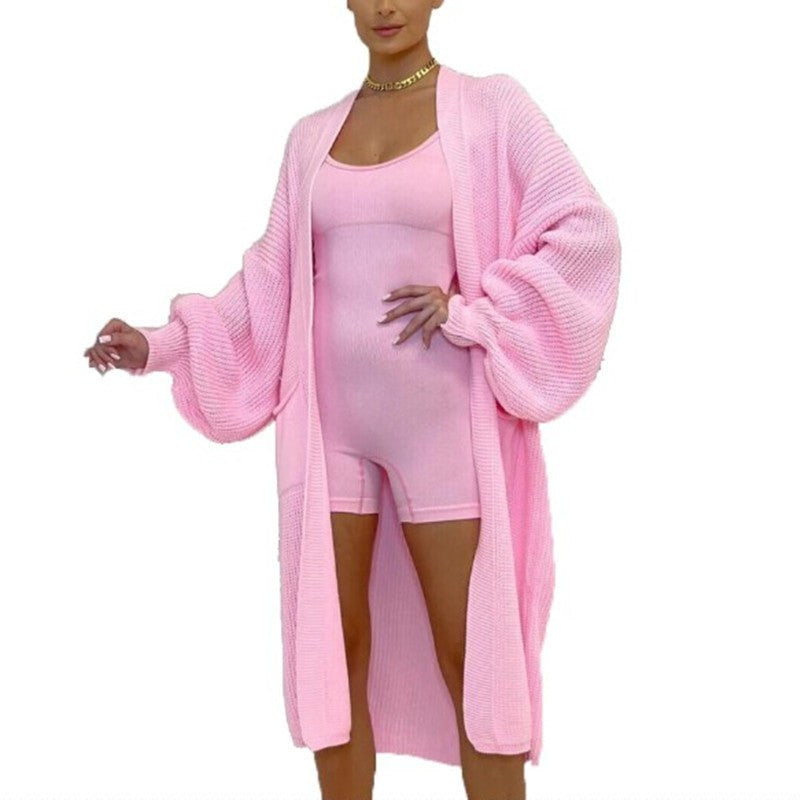 Nova Knit Coat with Pockets
