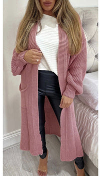 Nova Knit Coat with Pockets in Haut