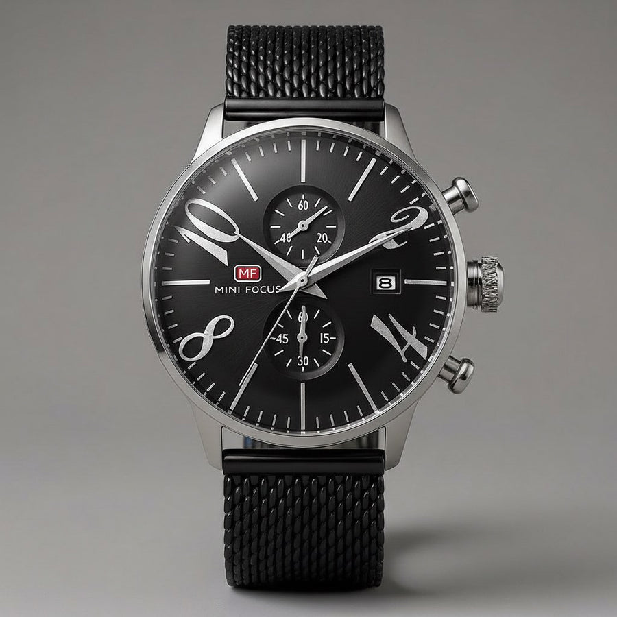 Nova Lancer Chronograph, 45mm in Charcoal