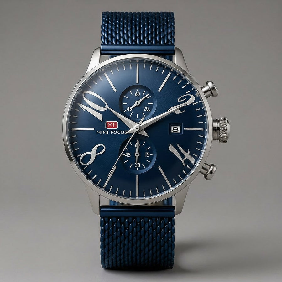 Nova Lancer Chronograph, 45mm in Royal Blue
