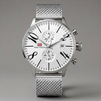 Nova Lancer Chronograph, 45mm in Silver