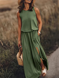 Nova Maxi Dress in Green