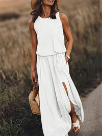 Nova Maxi Dress in White