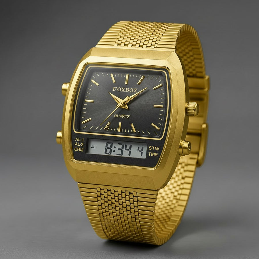 Nova XSC Hybrid Watch, 44mm in Charcoal Gold