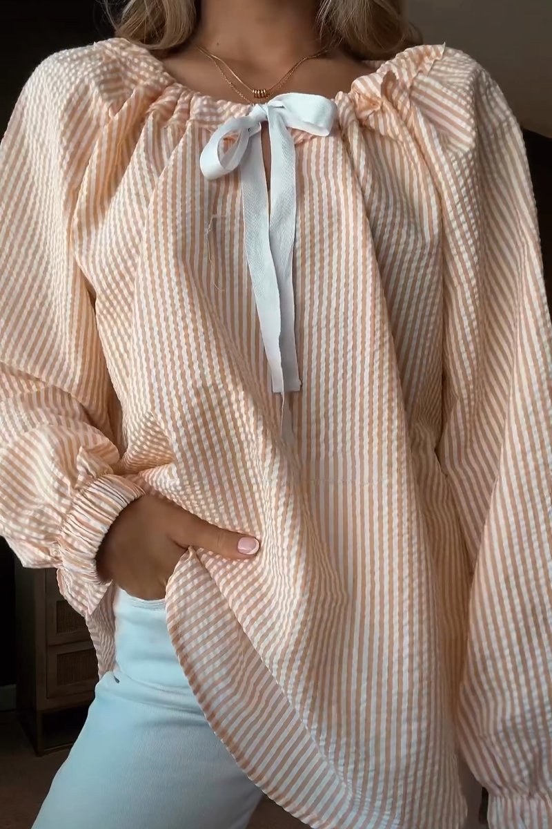 Novalie Blouse in Orange