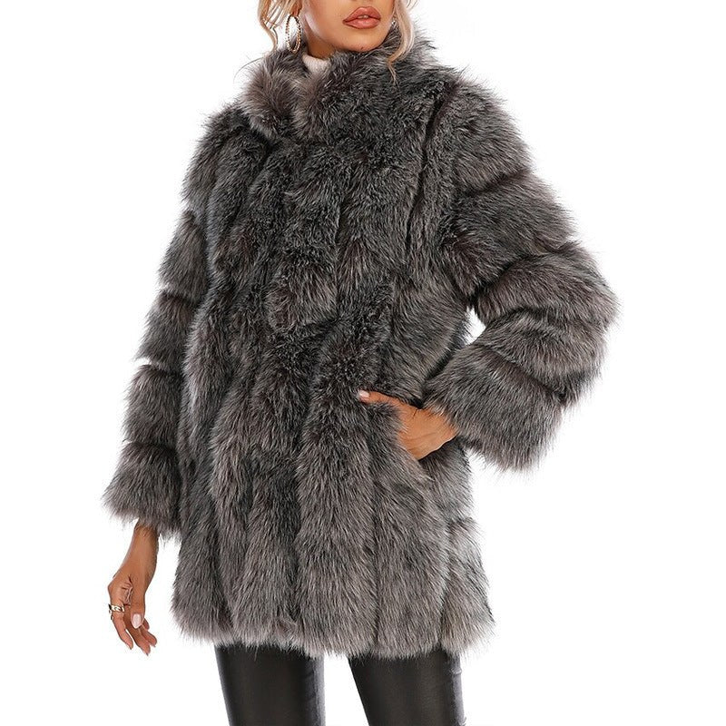 Novalie Coat in Silver