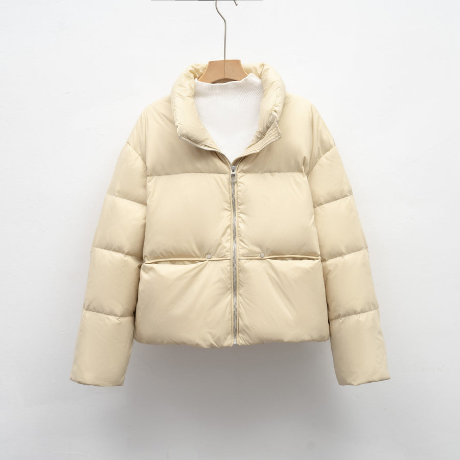 Novalie Quilted Jacket in Beige