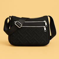 Novara™ Nylon Shoulder Bag in Black