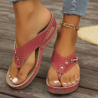 Nysa™ Comfort Sandals in Red