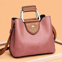 Nyx™ Elegance Leather Bag in Pink