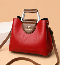 Nyx™ Elegance Leather Bag in Red