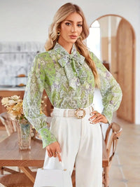 Octavia Blouse in Green