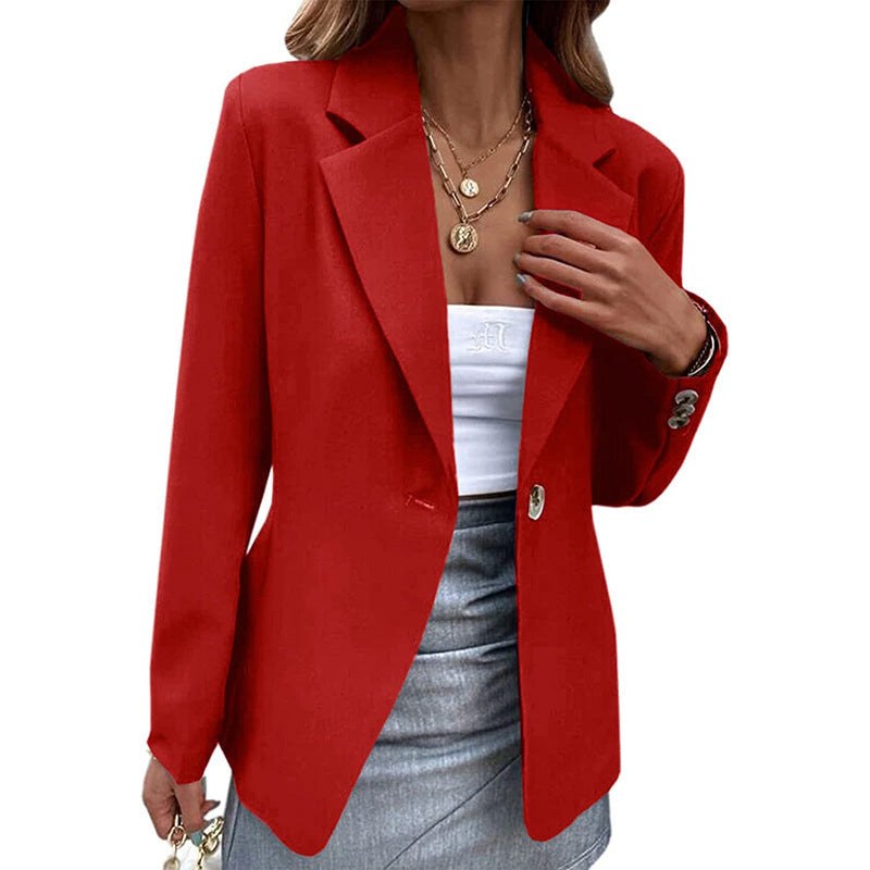 Octavia Elegant Jacket in Red