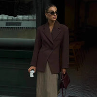 Octavia Elegant Jacket with Button Front and Pockets