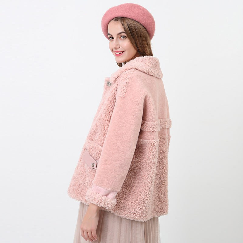 Octavia Jacket with Belted in Pink