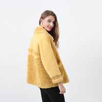 Octavia Jacket with Belted in Yellow