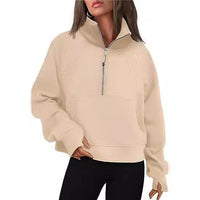 Octavia Sweater with Hood in Dark Green