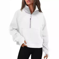 Octavia Sweater with Hood in Dark Green