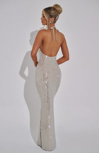 Pamela Maxi Dress - Nude