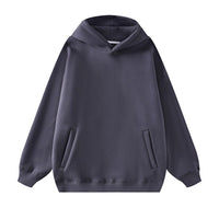 Odette Casual Hoodie with Hood in Dark Grey