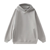 Odette Casual Hoodie with Hood in Light Grey