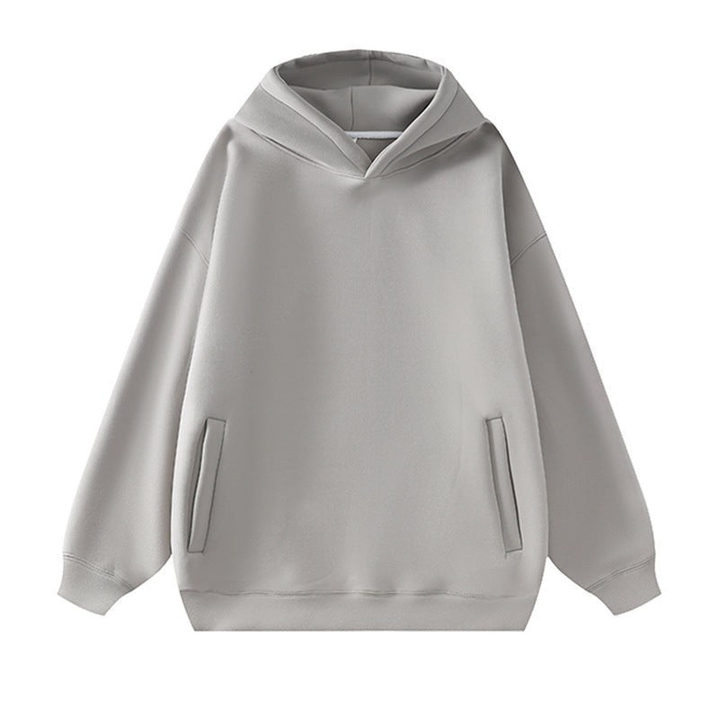 Odette Casual Hoodie with Hood in Light Grey