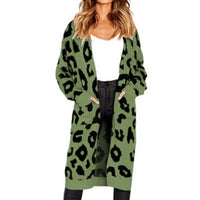 Odette Knit Coat in Green