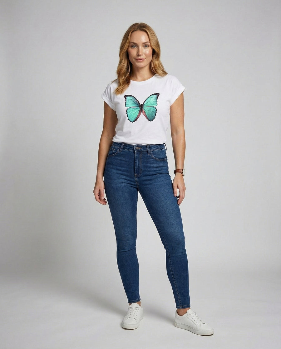 Odette Lightweight T-Shirt in Schmetterling