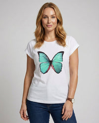 Odette Lightweight T-Shirt in Schmetterling