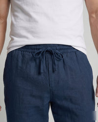 Odin Linen Trousers with Drawstring Waist