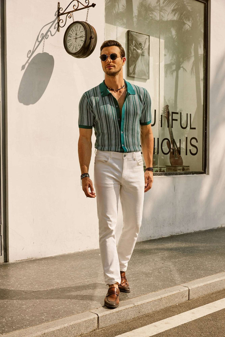 Odin Vintage Shirt with Striped