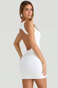 Celeste Modal Open-Back Mini Dress