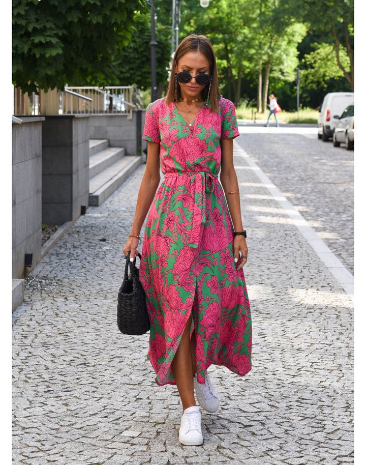 Olivia Comfortable Dress in Pink