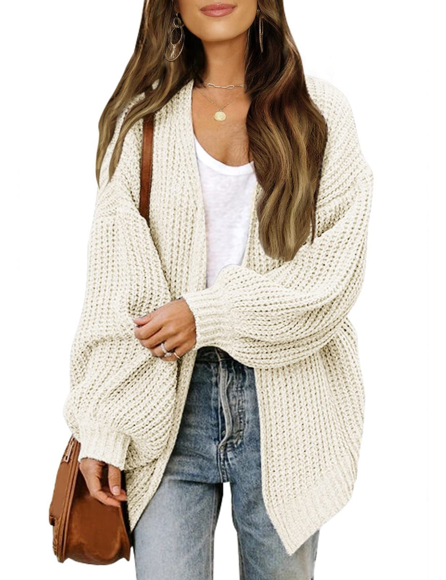 Olivia Knit Cardigan in Beige
