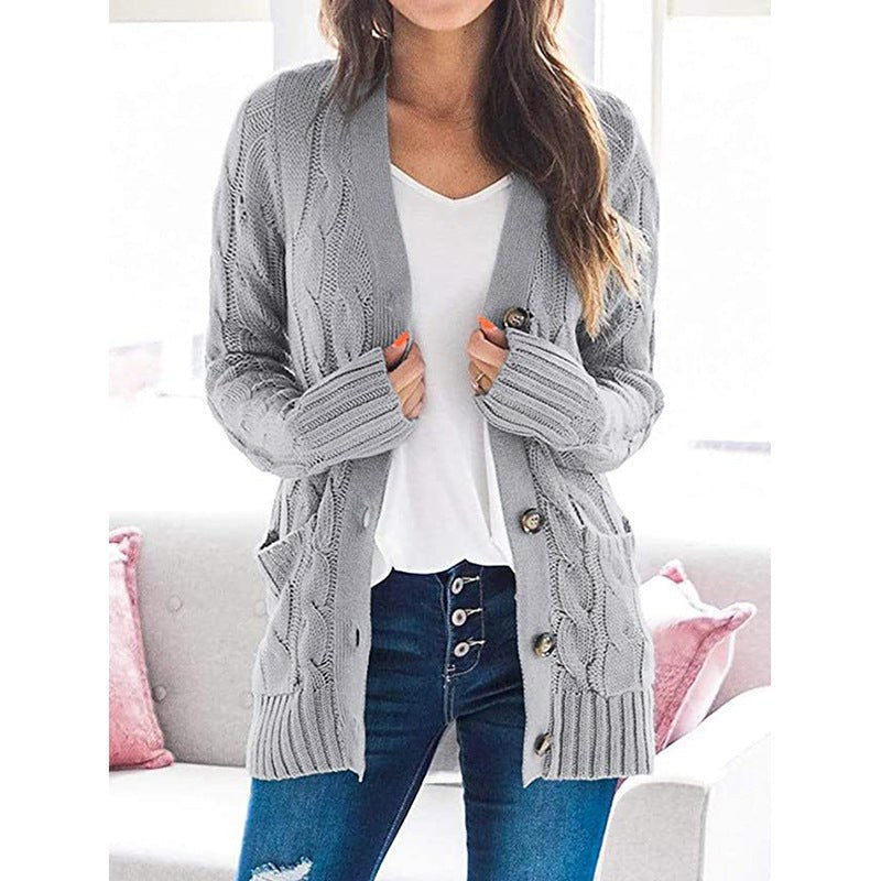 Olivia Knit Cardigan with Long Sleeve