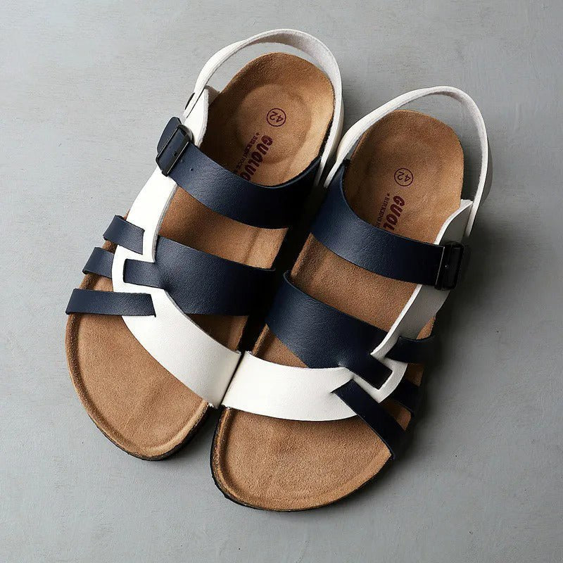Olivier Breathable Sandals in Blue White