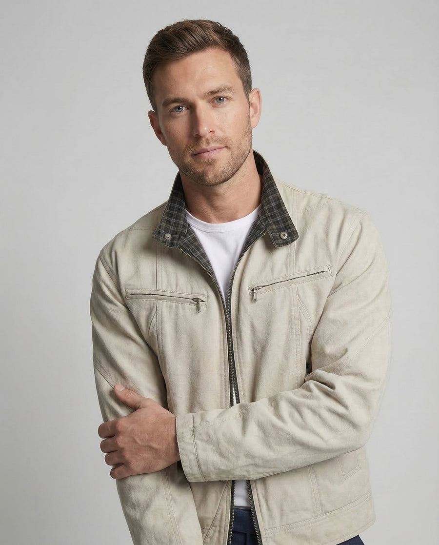 Olivier Jacket with Checked