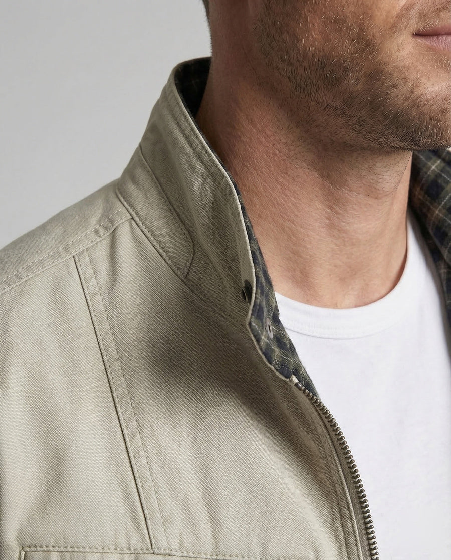 Olivier Jacket with Checked