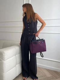 Omi™ Effortless Chic Two-Piece Set in Black