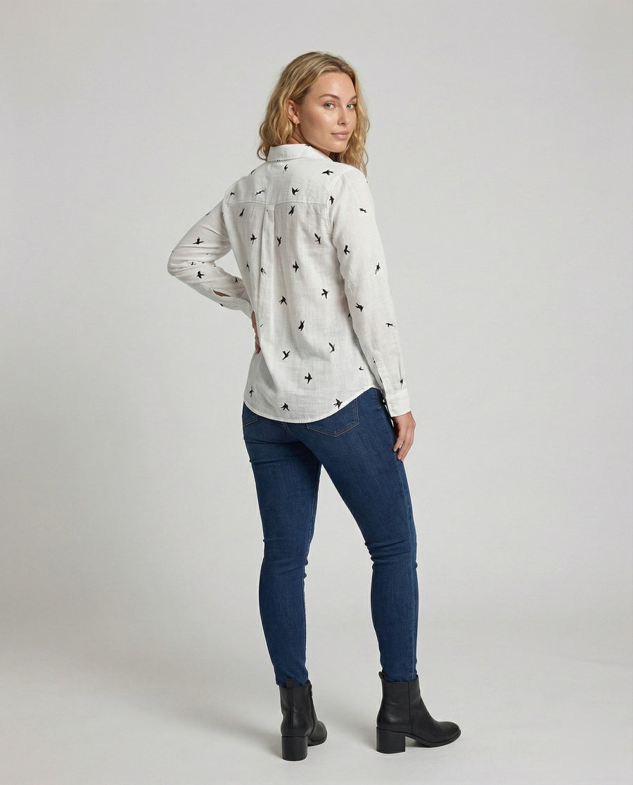 Oona Airy Linen Blouse