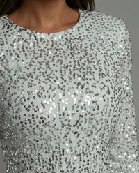 Oona Elegant Dress in White